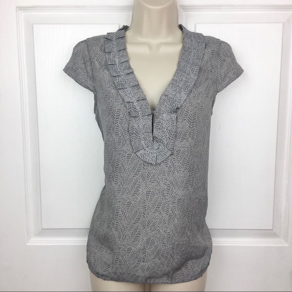 Banana Republic Pleated Collar Blouse